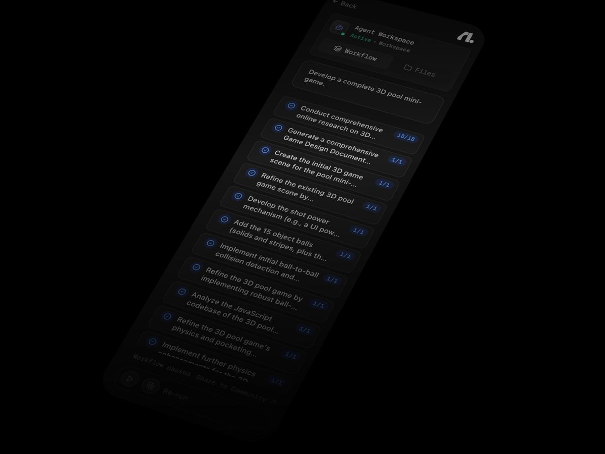 ∞ execute 1000+ reasoning steps with 10M+ token context