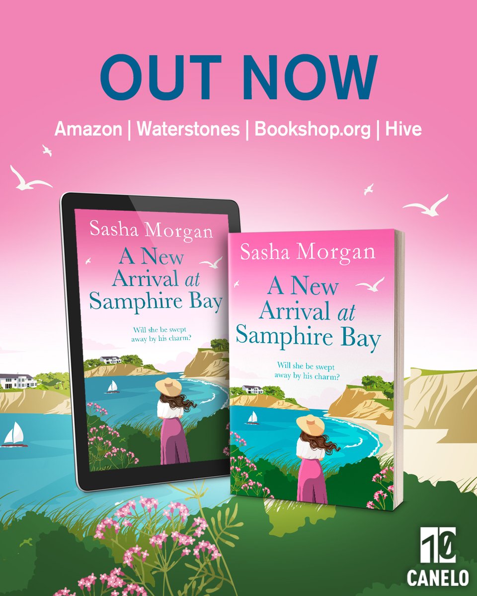 Publication day this Thursday 22nd May!
<a href="/canelo_co/">Canelo</a> 
#samphirebayseries #anewarrivalatsamphirebay #sashamorgan #romance #Goodreads