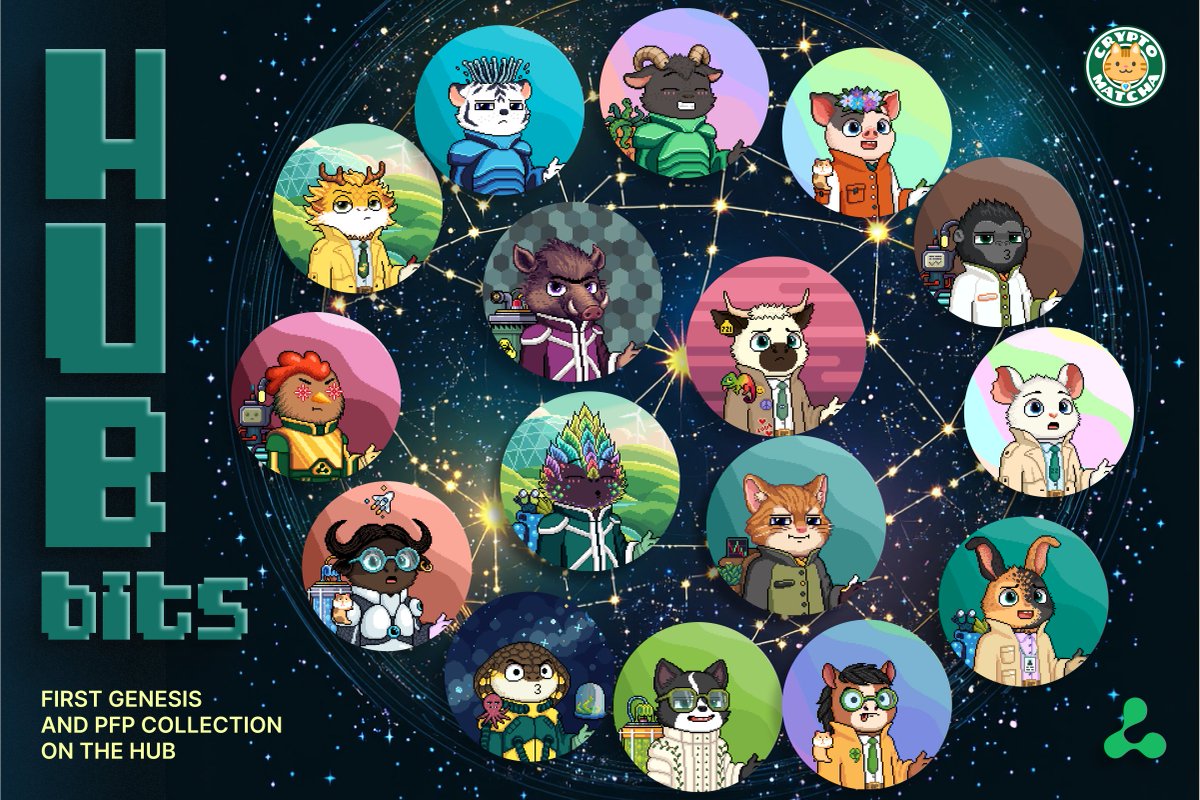 Crypto Matcha (@crypmatcha) on Twitter photo HUBbits mint on <a href="/arkprotocol/">Ark Protocol ⚛️</a> getting very close⏰
Core of collection is Chinese zodiac signs ⚖️
As an art creators, we got few freemint spots - to share it with my fams🧑💻
We are giveaway 5 freemints - rules are very simple🧾
- Have to follow <a href="/arkprotocol/">Ark Protocol ⚛️</a> <a href="/crypmatcha/">Crypto Matcha</a>
- Like, HUBbits mint on <a href="/arkprotocol/">Ark Protocol ⚛️</a> getting very close⏰
Core of collection is Chinese zodiac signs ⚖️
As an art creators, we got few freemint spots - to share it with my fams🧑💻
We are giveaway 5 freemints - rules are very simple🧾
- Have to follow <a href="/arkprotocol/">Ark Protocol ⚛️</a> <a href="/crypmatcha/">Crypto Matcha</a>
- Like,