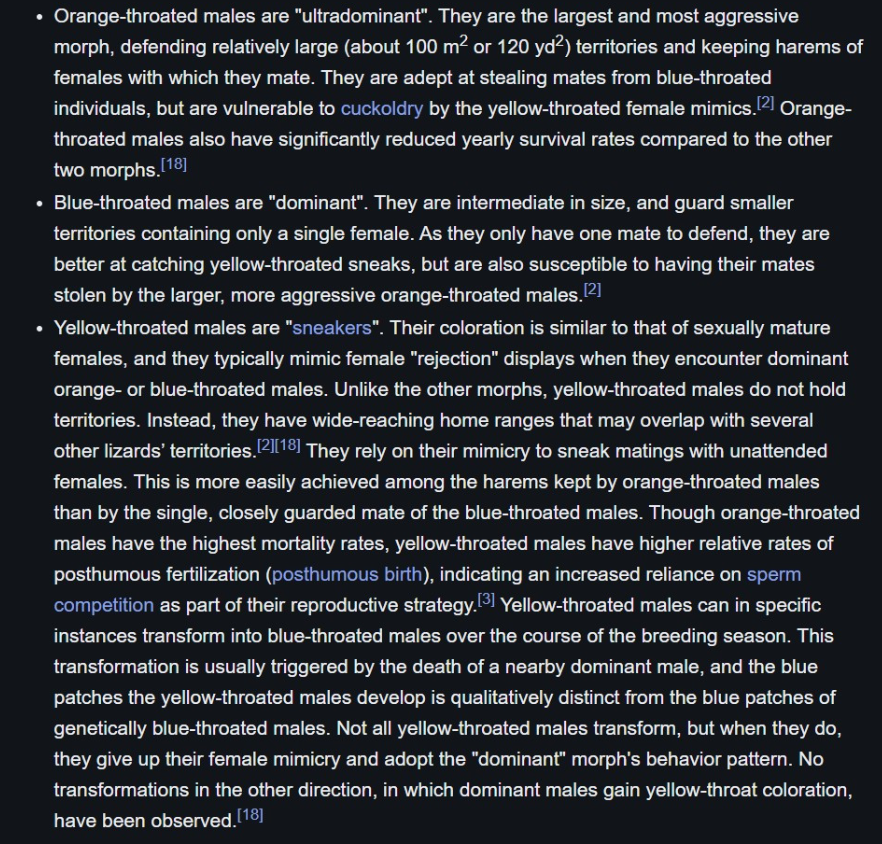 Game design in the natural world:
en.wikipedia.org/wiki/Common_si…
I love this stuff. I imagine there are countless instances of weird power hierarchies &amp; complex emergent "games" like this across all life, but the behaviours simply haven't been studied thoroughly yet, or aren't as