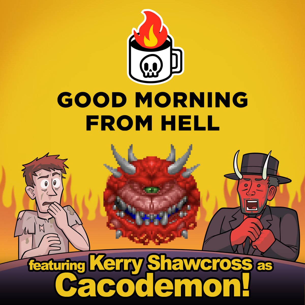Good Morning From Hell (@morningfromhell) on Twitter photo A misunderstood Cacodemon from the video game DOOM stops by to talk about the War on Mars prior to the release of Doom: Dark Ages.
Turns out getting shot in the face by a space marine for 30 years leaves you with some feelings
Cacodemon played by Kerry Shawcross from #RWBY A misunderstood Cacodemon from the video game DOOM stops by to talk about the War on Mars prior to the release of Doom: Dark Ages.
Turns out getting shot in the face by a space marine for 30 years leaves you with some feelings
Cacodemon played by Kerry Shawcross from #RWBY