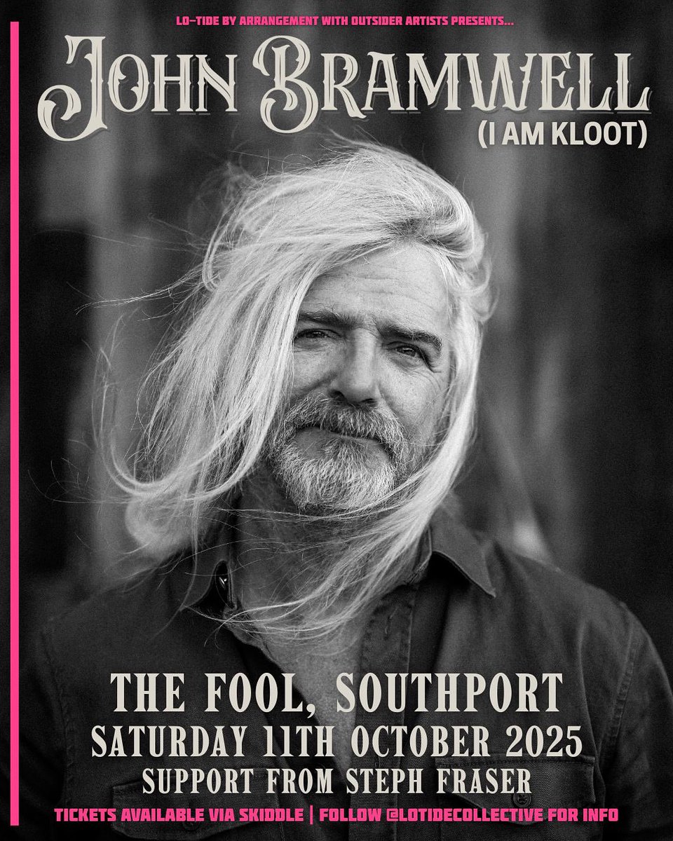 Southport, I'll be seeing you on Saturday 11th October for this rescheduled date at The Fool. 

Tickets available now via Skiddle. 

@lowtidecollective