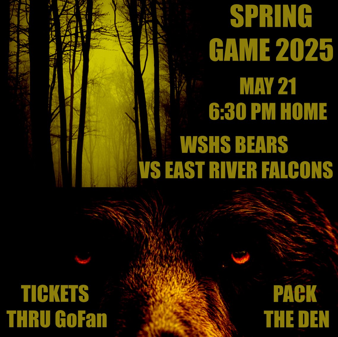 Coach Tim Dycus ๐ดโโ ๏ธ (@coachdycus13) on Twitter photo This Wednesday May 21st at 6:30pm our Spring Game vs East River at home. Get tickets thru GoFan and Pack the Den!!!! <a href="/Petes_dragons/">Mr. Gaffney</a> This Wednesday May 21st at 6:30pm our Spring Game vs East River at home. Get tickets thru GoFan and Pack the Den!!!! <a href="/Petes_dragons/">Mr. Gaffney</a>