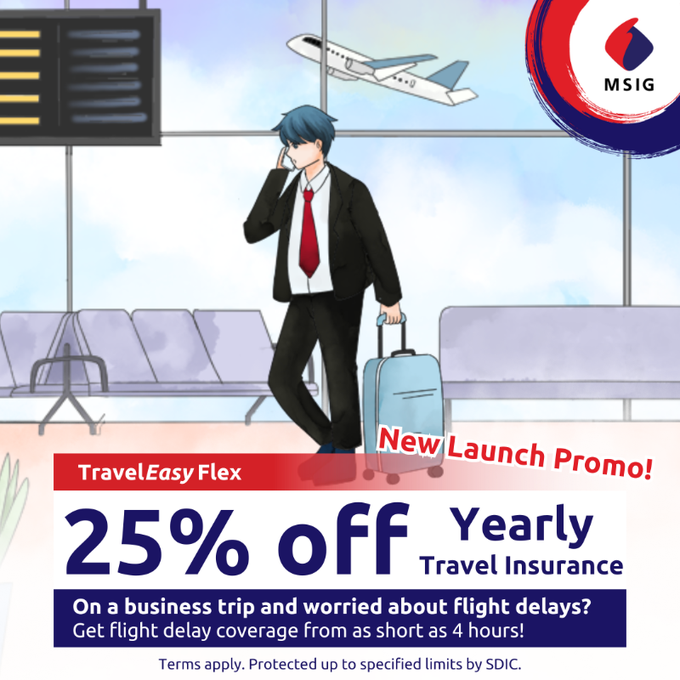 ThanmawiiZ's tweet image. ✨🆕 [NEW TRAVEL LAUNCH – 60% OFF]
Just like crafting the perfect bento 🍱, customize your travel plan your way! ✈️
✅ 6 optional covers
💵 Pay only for what you need
🙌 No hidden charges

Pack smart. Travel safe. 🌍
 Buy now!
#MSIG #TravelEasyFlex #TravelDeals #SmartTravel