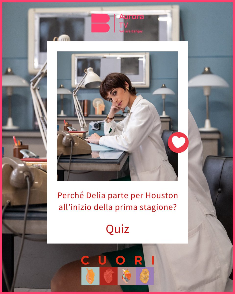 Aspettando la terza stagione..mettiamo alla prova la memoria!  Inizia il #QuizCuori: un viaggio tra emozioni e personaggi delle prime due stagioni. Quanto ne sai davvero?  Rispondi alle domande, sfida i tuoi amici e scopri se sei un vero esperto della serie. #Cuori3 #AuroraTV