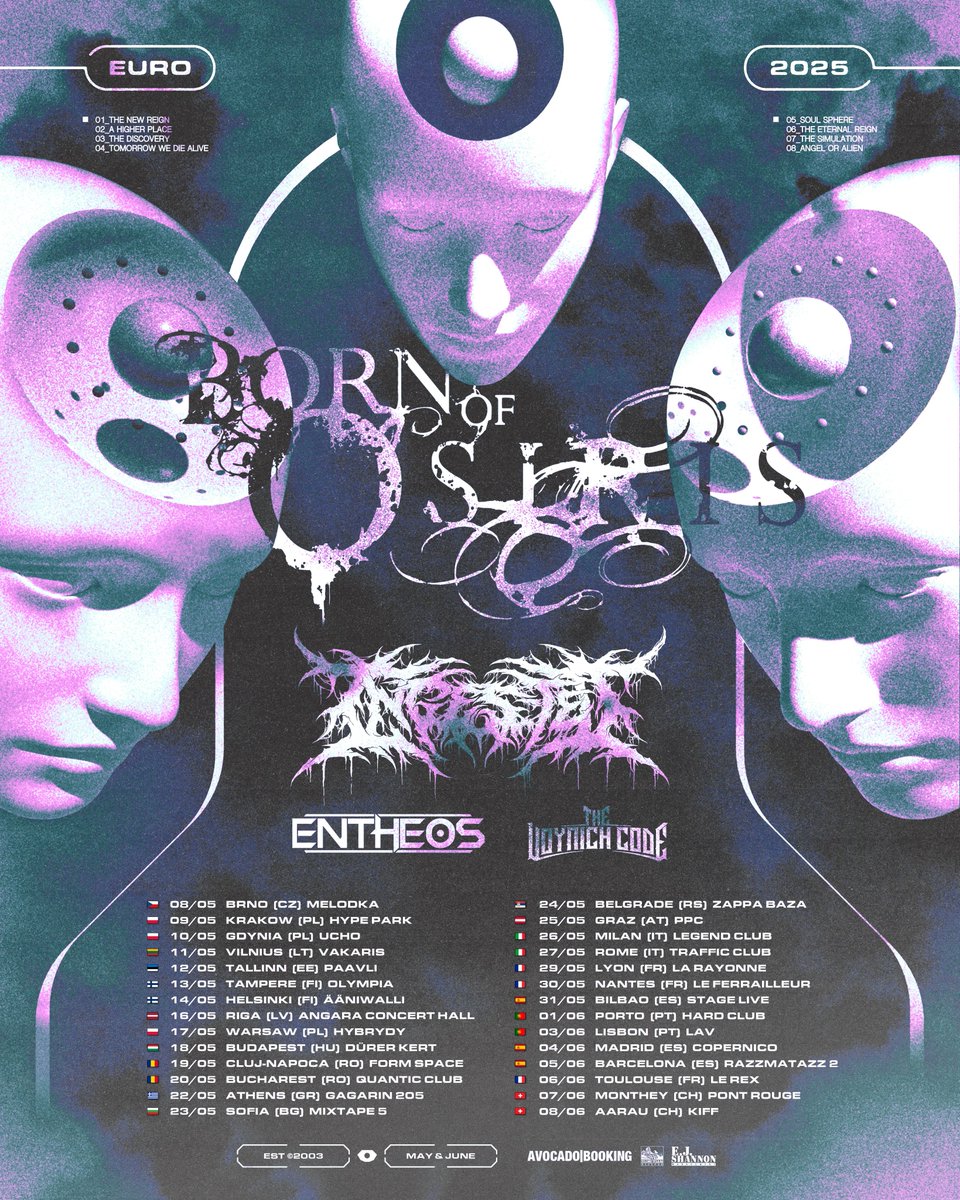 Tonight we're playing in Cluj Napoca, Romania for the first time!

This tour has been wild with <a href="/BOOOfficial/">Born of Osiris</a>, <a href="/Ingested/">INGESTED</a> and <a href="/entheosofficial/">ENTHEOS</a>!

Make sure you grab a ticket and see you in the pit!