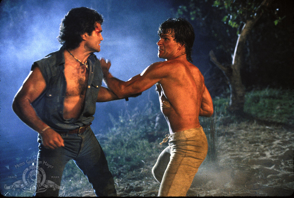 landofthe80s's tweet photo. "Road House" debuted in theatres today in 1989. Patrick Swayze stars as a bouncer at a newly refurbished roadside bar who protects a small town in Missouri from a corrupt businessman. #80s https://t.co/7bAAbg9Jb3