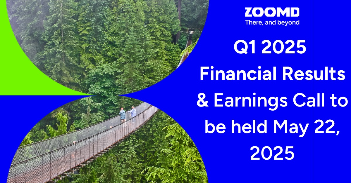 Full Q1 2025 financial report available May 22! register to join our earnings call at 11:00 AM ET with Zoomd's Chairman. 
Register here: bit.ly/Zoomd_Q125

#InvestorRelations #Q12025 #EarningsCall $ZOMD $ZMDTF
zoomd.com/zoomd-technolo…