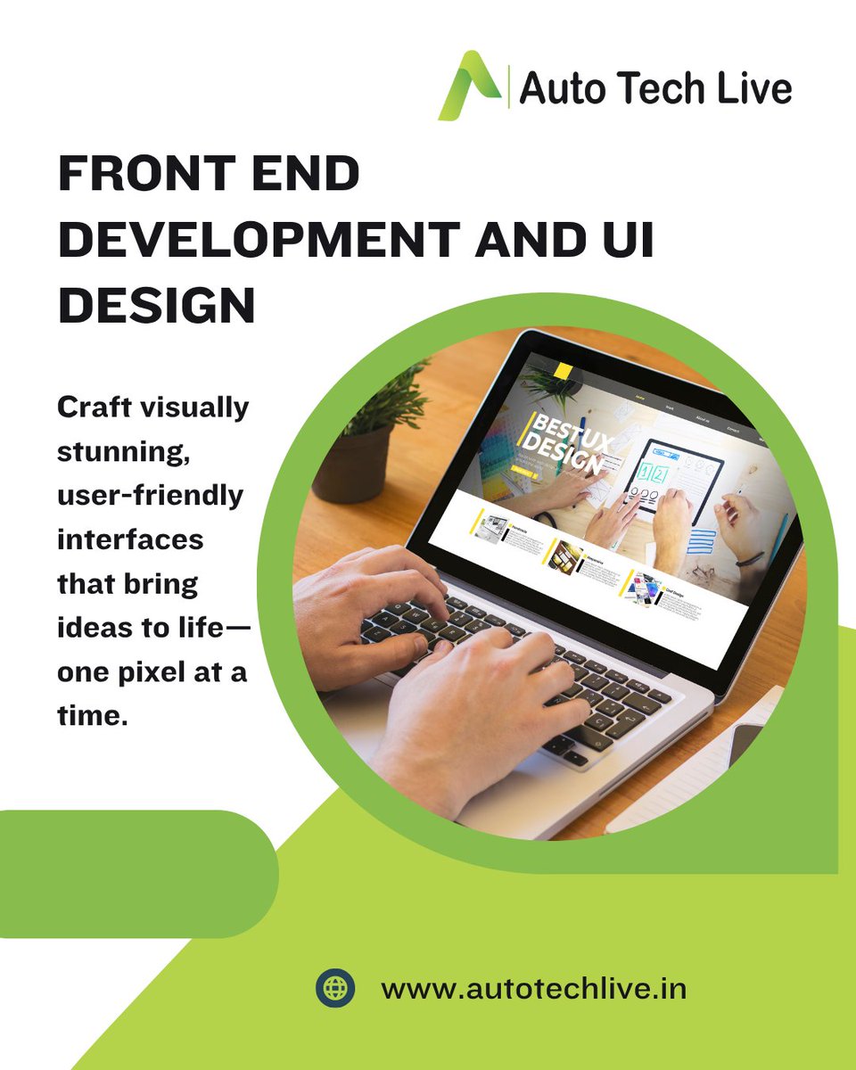 autotechlive's tweet image. ✨ First impressions matter!
At Auto Tech Live, we create pixel-perfect front-end designs that are clean, user-friendly &amp;amp; built to perform.
Bring your ideas to life — one interface at a time.
👉 autotechlive.in
#UIDesign #FrontendDev