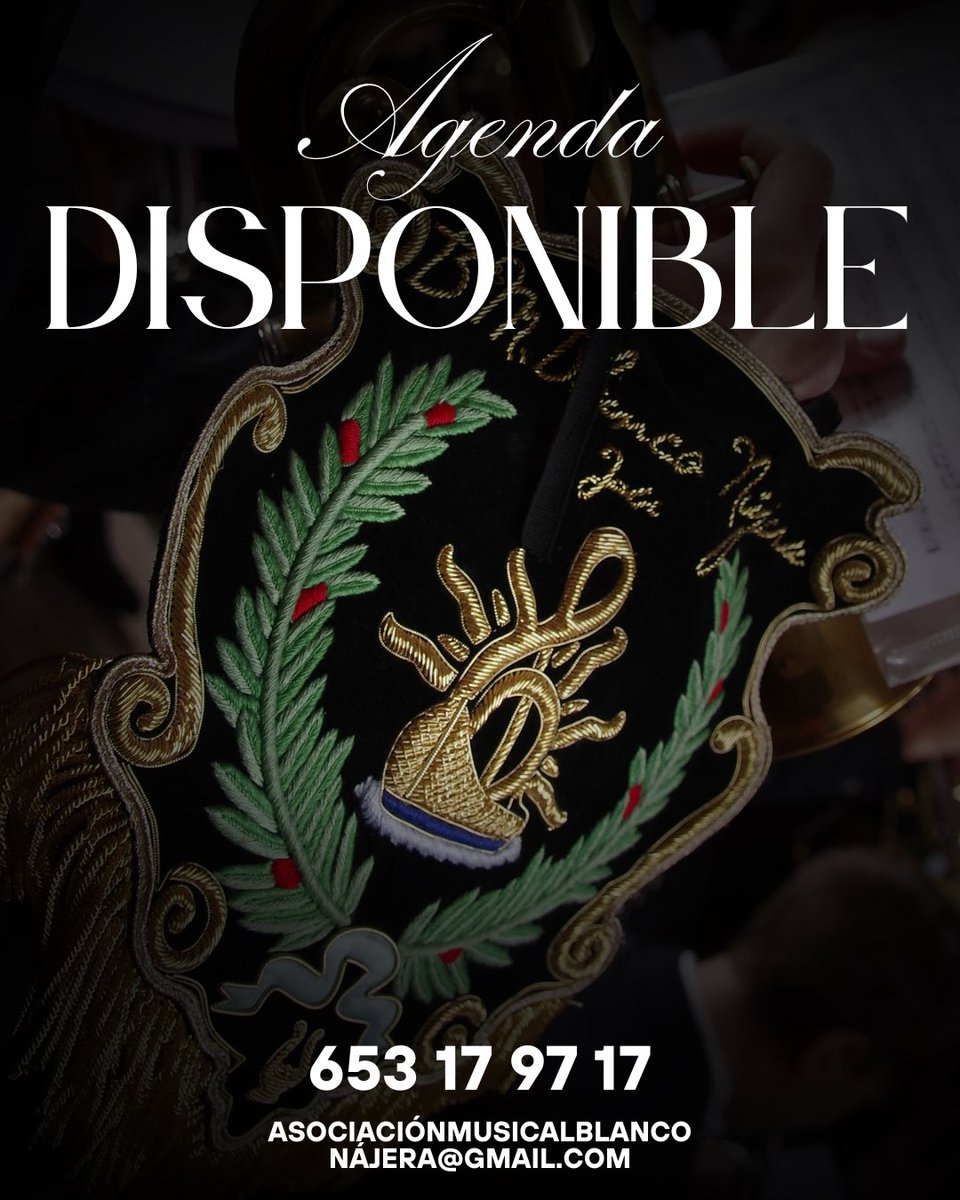 Contrataciones disponibles para futuros actos.

#BlancoNájera
#FamiliaMusical