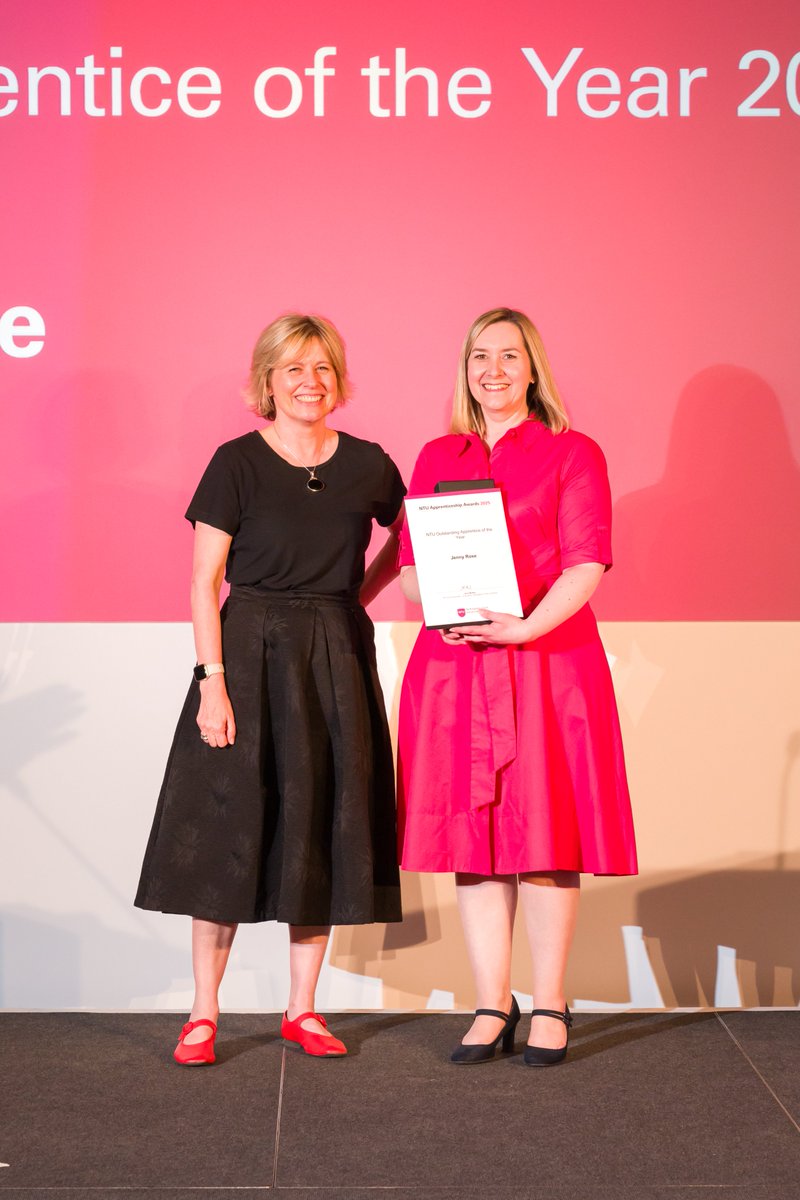 We’re incredibly proud of the success of our apprentices and partners at this year’s NTU Apprenticeship Awards 2025! 🎉

🌟 A huge congratulations to Jenny Rose, named NTU Apprentice of the Year 2025! 

Find out more: ntu.ac.uk/about-us/news/…

#NTUApprenticeships #WeAreNBS