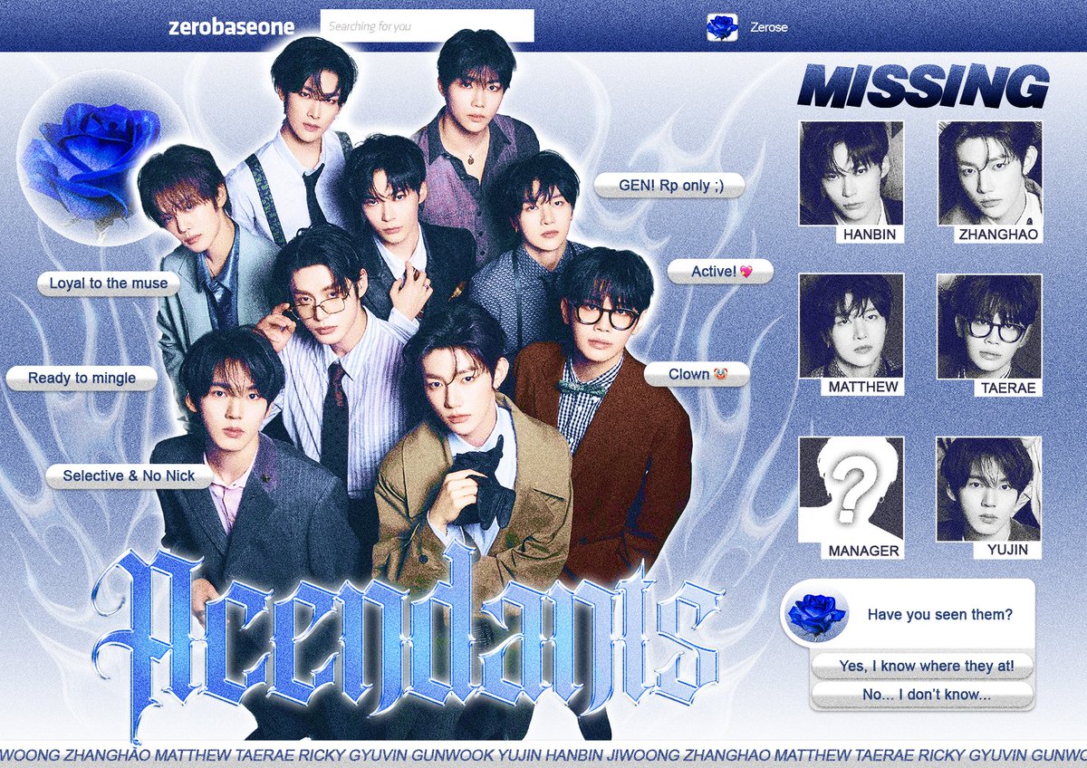 Acendants's tweet image. ⁣︎⁠︎ ⁡︎ ⁢︎ ⁣︎    ⠀
Hello ★ we’re a brand-new ZEROBASEONE squad on the lookout for our missing members and a manager too! If you think you’re a good fit, feel free to join us. We’re also open to making friends with any OA or SQ out there! 
⁣︎⁠︎ ⁡︎ ⁢︎ ⁣︎    ⠀