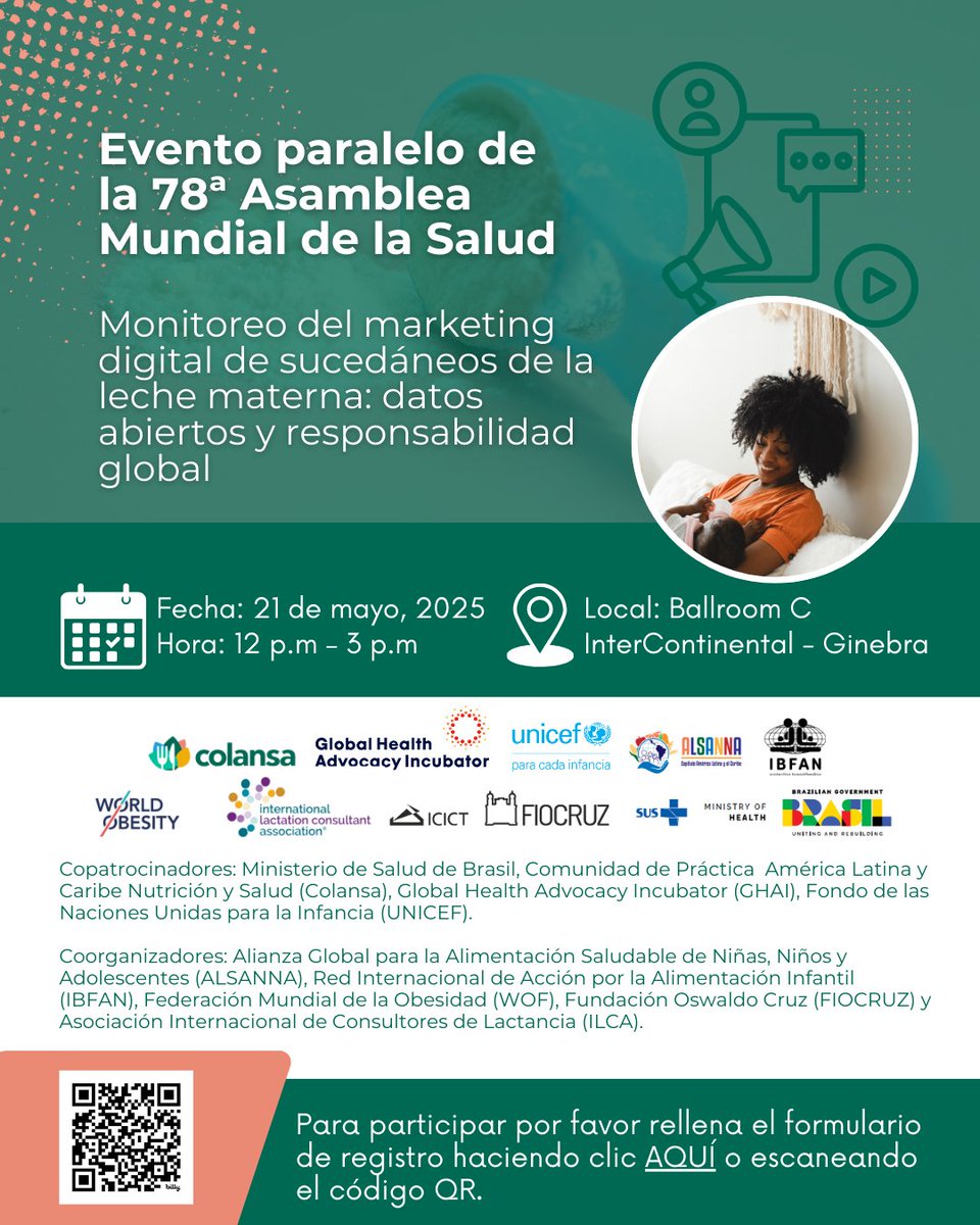Evento presencial de Colansa en Ginebra.
Formulario de registro: lnkd.in/dYct242h