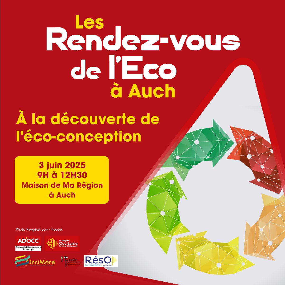 Les RDV de l'Eco de l'agence <a href="/ADOCC_/">AD'OCC</a> dans le #Gers 
🖊️Inscrivez vous vite à l'atelier sur l'éco conception pour découvrir de manière concrète toutes les étapes à mettre en œuvre dans votre entreprise
🔴agence-adocc.com/-evenements-/a…