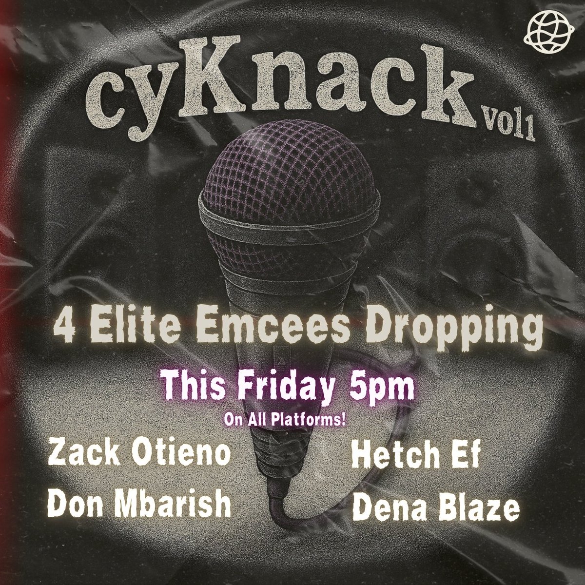 Ready or not, here we come! The first cypher from Knack World is dropping this Friday at 5pm, save the date! Featuring: <a href="/zack_nazareth/">Zack Otieno</a>, <a href="/hetch_ef/">HETCH EF</a>, Don Mbarish &amp; <a href="/denablaze/">Dena Blaze 🟥</a> 

#KnackWorld #CyKnack #PlayKe #Hiphop #Rap #Music #Cypher #Kenya #Nairobi #Music