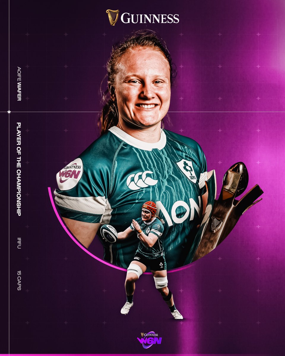 Guinness Women's Six Nations (@womens6nations) on Twitter photo ๐๐๐๐
๐ ๐๐๐
๐๐ ๐โ๏ธ
Your 2025 Guinness Player of the Championship! Congratulations Aoife ๐๐
#GuinnessPOTC <a href="/IrishRugby/">Irish Rugby</a> ๐๐๐๐
๐ ๐๐๐
๐๐ ๐โ๏ธ
Your 2025 Guinness Player of the Championship! Congratulations Aoife ๐๐
#GuinnessPOTC <a href="/IrishRugby/">Irish Rugby</a>