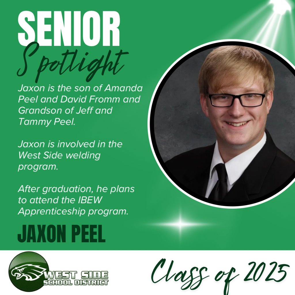 Senior Spotlight: Jaxon Peel