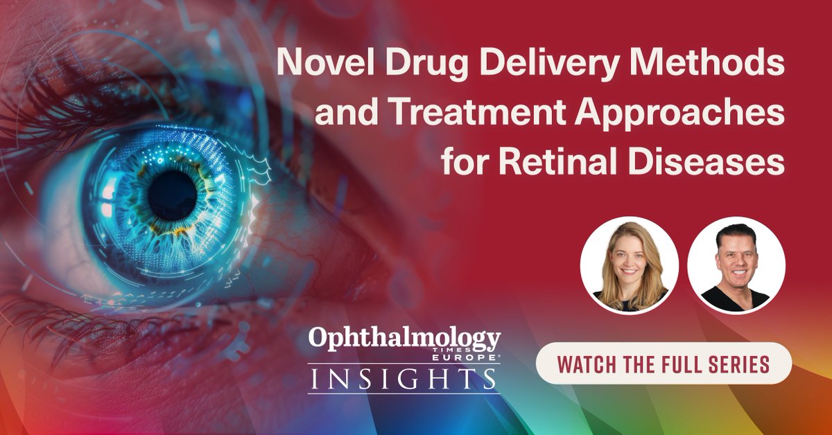 OTEurope's tweet image. Get insights on the latest advances in retinal therapy:
-PDS surgery
-Clinical outcomes
-Faricimab + aflibercept 8mg

Hear the latest from Aleksandra Rachitskaya, MD, and Jordan Graff, MD, FACS.

Watch: hubs.li/Q03mMQW_0

#IntravitrealTherapy #PortDeliverySystem