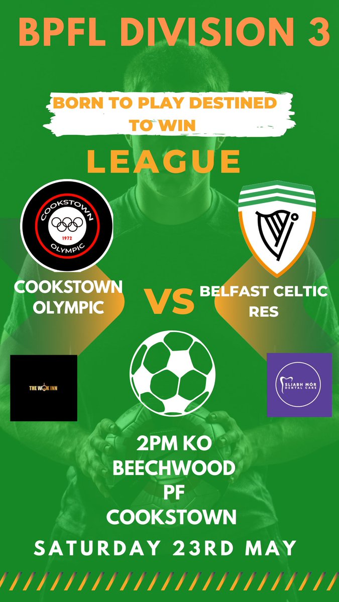 A double header to finish the season <a href="/BelfastBurgerHQ/">BELFAST BURGER</a> <a href="/kolormaster/">KolorMaster</a> <a href="/nancysbelfast/">Nancy Mulligans Bar & Kitchen Belfast</a> <a href="/kellyscellars/">Kelly's Cellars</a> <a href="/PaulMaskeyMP/">Paul Maskey</a> <a href="/ATownNews/">Andersonstown News</a> <a href="/BelfastLive/">Belfast Live</a> <a href="/irishnewssport/">Irish News Sport</a> @IrishPremLive #clonardpremier #oconnorsbakery <a href="/TICoaches/">Travel Ireland Coaches</a> <a href="/FailteFeirste/">Fáilte Feirste Thiar</a> <a href="/cllrardercarson/">Arder C</a> <a href="/HomefitLTD/">Homefit - Belfast</a>
