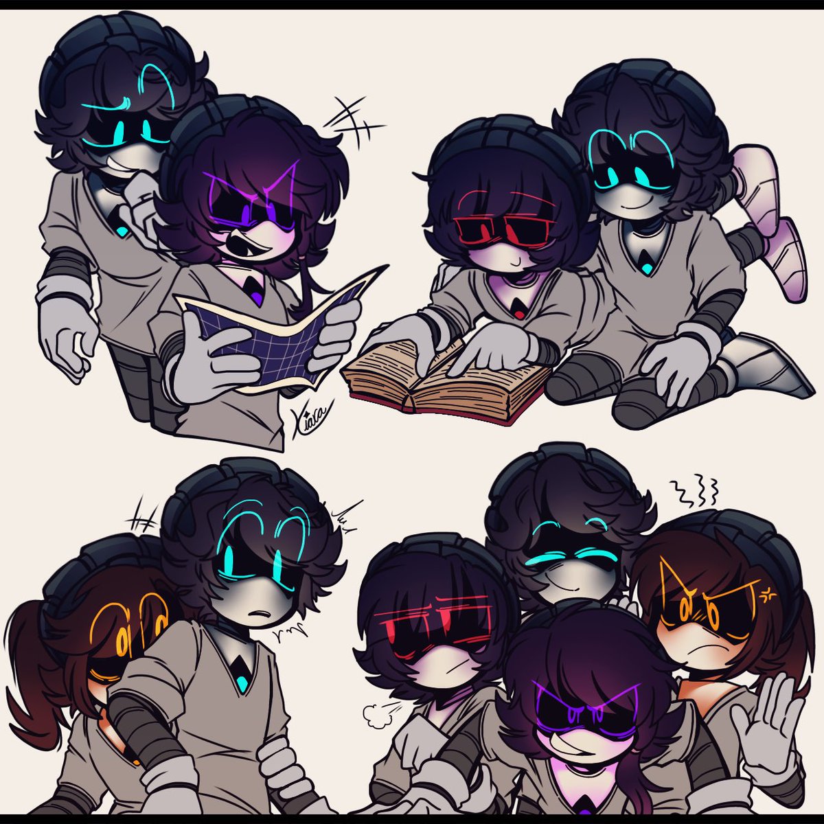 𖤐• Commission for <a href="/ShiroDemon14/">ShiroDemon14</a> !!

ᯓᡣ𐭩 Yes I still take murder drones commission- They’re still fun to do ngl :>
This is the first time I’ve drawn Nori, Yeva, and Alice LMAO-

#murderdrones #mdtwt