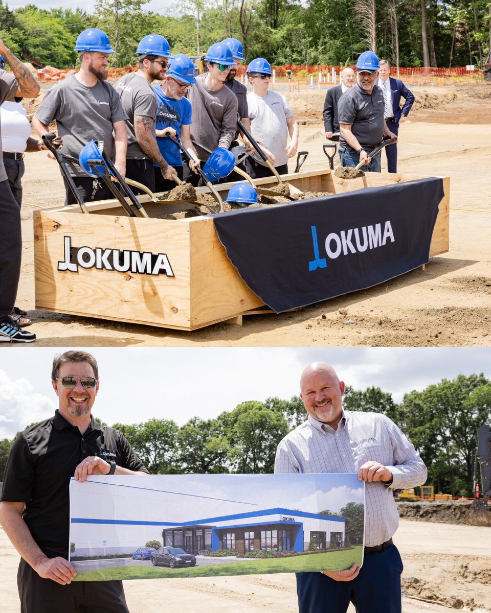 Okuma is growing! 🚧 We’re excited to announce that we recently broke ground on a 35,000 sq-ft spindle service and repair facility in Charlotte, NC. Stay tuned for future updates!

f.mtr.cool/kpsthcugzl

#OkumaCustomerForLife