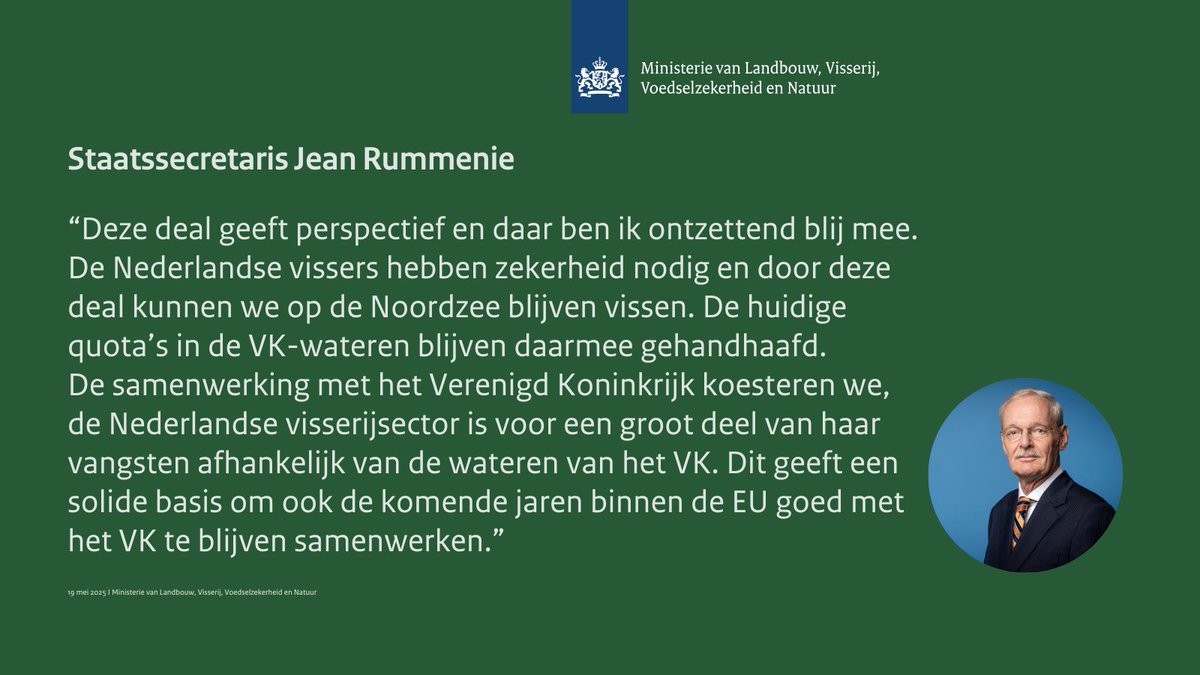 De toegang tot de wateren van het Verenigd Koninkrijk wordt met 12 jaar verlengd tot juni 2038. Dat blijkt uit onderhandelingen waarbij vandaag een deal is bereikt tussen de Europese Unie en het VK. Lees hieronder mijn reactie ⬇️.