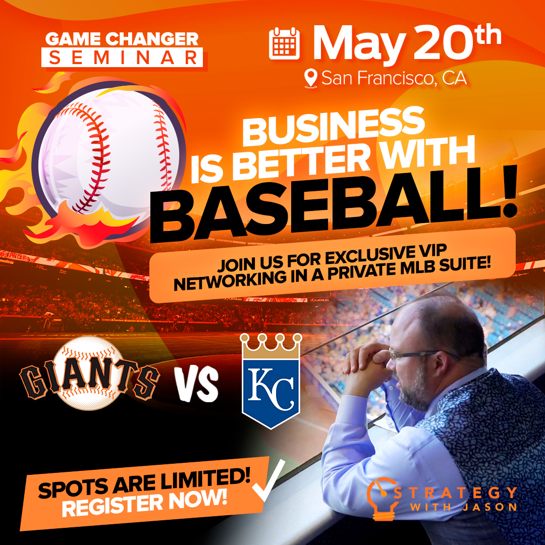 ⚾ Business is better with baseball!

🤝 After an afternoon of game-changing insights, enjoy exclusive VIP networking in a private MLB suite!

🚀 Learn. Connect. Have fun.

🎟 Spots are limited! Register now 👉 thegamechangerseminar.com