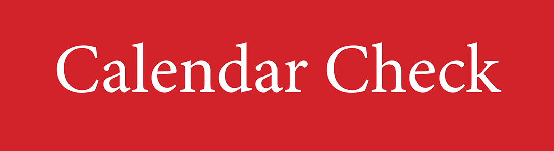 CALENDAR CHECK:
No school next Monday, May 26, in honor of Memorial Day.