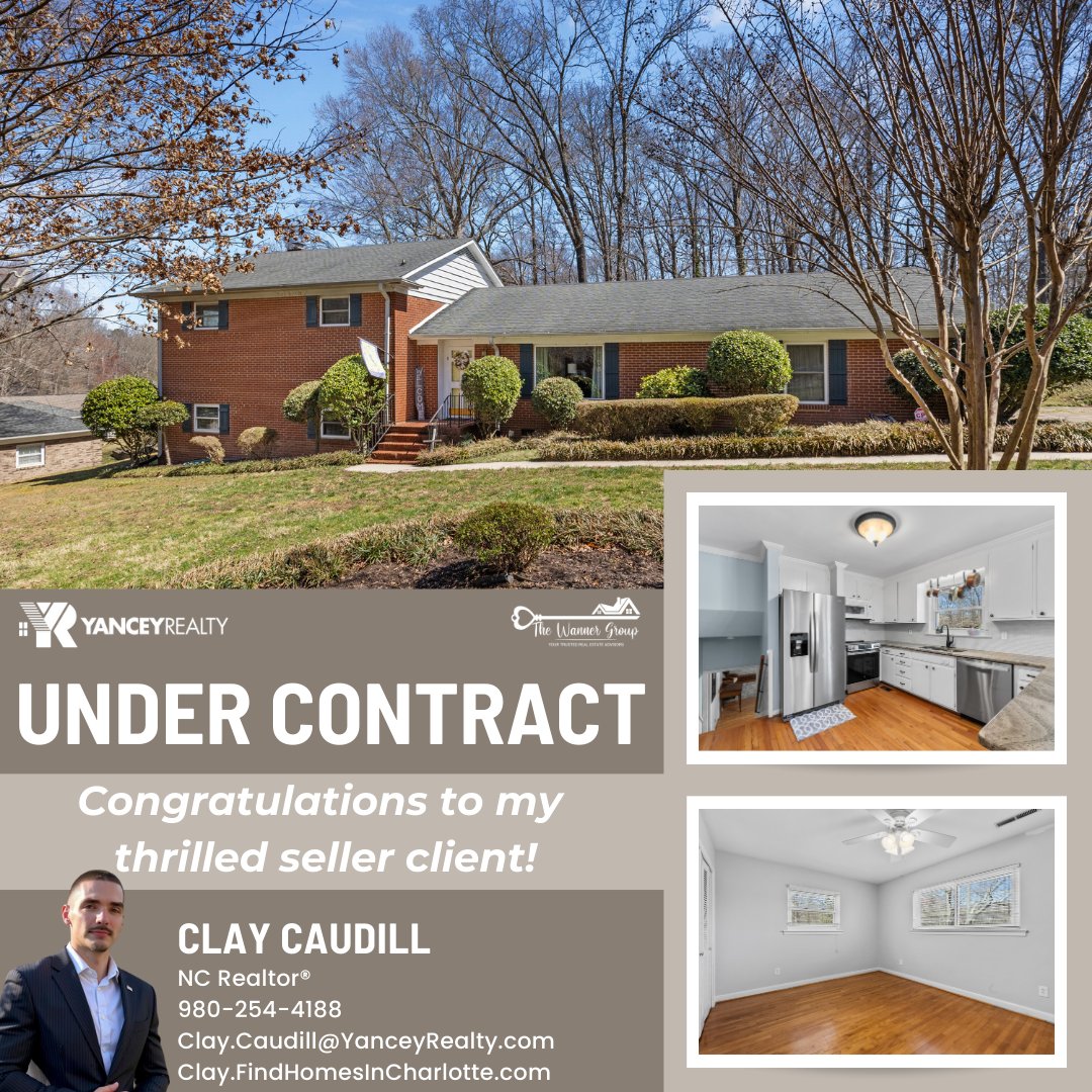 yancey_realty's tweet image. Clay Caudill and his seller had a productive and exciting weekend! They accepted an offer on their stunning brick #splitlevel!! 📃✒️

#Congratulations everyone! 🥳

#yanceyrealty #undercontract #offeraccepted #happysellers #wanttomove #charlottenc #cltrealtor #clt #qc #congrats