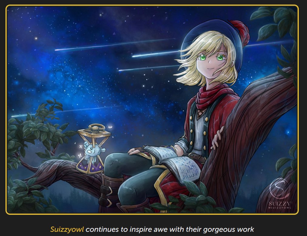 SuizzyOwl's tweet image. Thanks for the shoutout this week @RuneScape! 💙