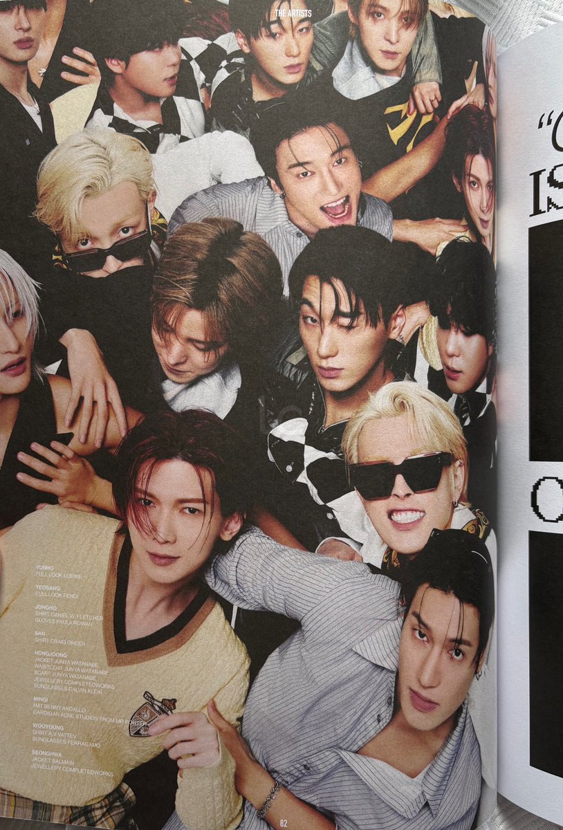 ATEEZ stuns in Notion Magazine scans.