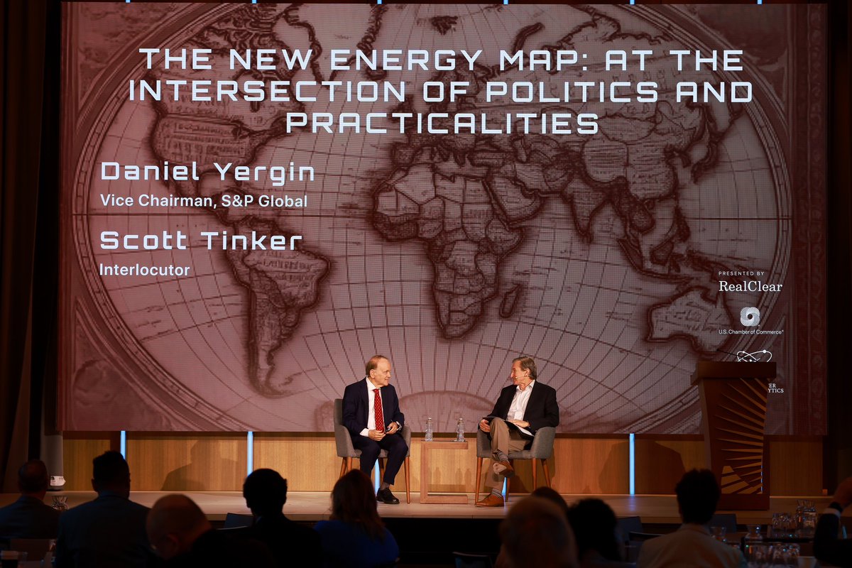Global Energy Inst (@globalenergy) on Twitter photo ⚡️TODAY: <a href="/DanielYergin/">Daniel Yergin</a> of <a href="/SPGlobal/">S&P Global</a> takes the stage at the Energy Future Forum presented by <a href="/USChamber/">U.S. Chamber</a>, <a href="/RCPolitics/">RealClearPolitics</a> & <a href="/EnergyRealities/">National Center for Energy Analytics</a>.
Tune in: energyanalytics.org/energy-future-… ⚡️TODAY: <a href="/DanielYergin/">Daniel Yergin</a> of <a href="/SPGlobal/">S&P Global</a> takes the stage at the Energy Future Forum presented by <a href="/USChamber/">U.S. Chamber</a>, <a href="/RCPolitics/">RealClearPolitics</a> & <a href="/EnergyRealities/">National Center for Energy Analytics</a>.
Tune in: energyanalytics.org/energy-future-…