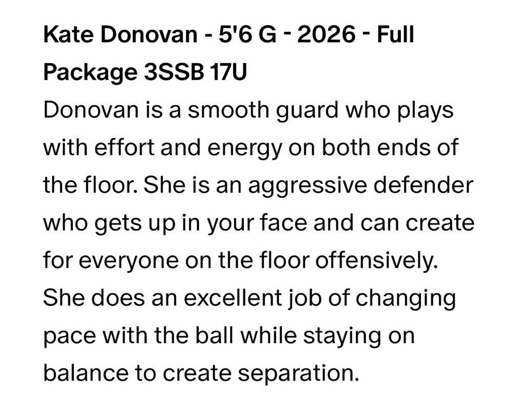 Kate Donovan (@k8donovan1) on Twitter photo Thank you for the write-up and watching our game! <a href="/MasonHAsher/">Mason Asher</a> <a href="/FullPackageGrls/">Full Package Athletics 3SSB Girls</a> <a href="/HerseyGBball/">Hersey Girls Basketball</a> Thank you for the write-up and watching our game! <a href="/MasonHAsher/">Mason Asher</a> <a href="/FullPackageGrls/">Full Package Athletics 3SSB Girls</a> <a href="/HerseyGBball/">Hersey Girls Basketball</a>