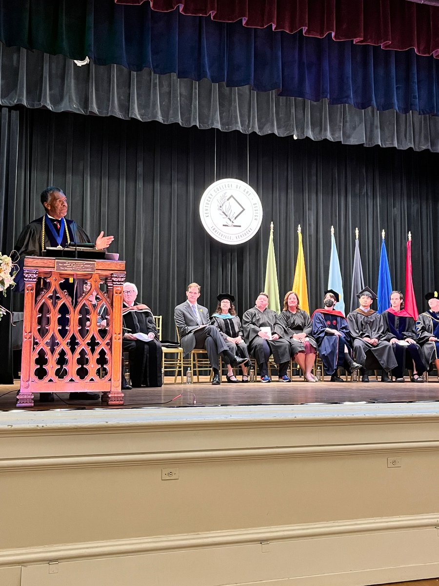Over the weekend, I had the honor to speak at the Kentucky College of Art &amp; Design’s commencement ceremony.

Appreciate president Moira Scott Payne for allowing me to speak with her students and continue spreading the value of postsecondary education around the commonwealth.