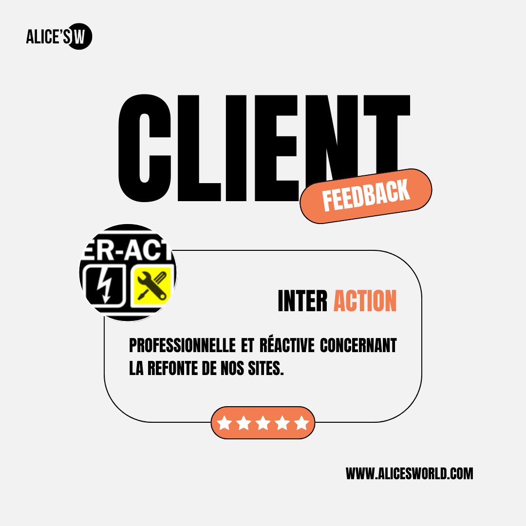 MarieJNLH's tweet photo. ✨ Avis client • Inter Action
Merci à Inter Action pour leur confiance et ce super retour 🙏
📧 mariejourdain@alicesworld.fr 🌐 https://t.co/dyLjQD6Hfm 📞 06 16 88 36 76
#avisclient #interaction #communicationdigitale #alicesworld #LaCiotat #B2B #clientheureux https://t.co/CHzPRKAYkU