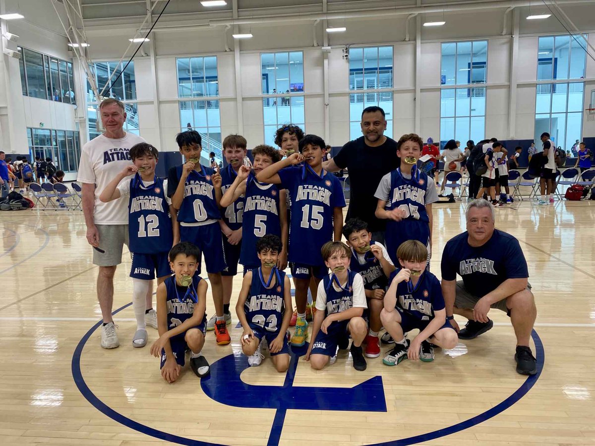 LBAAttack's tweet photo. Team Attack 2032-East goes 5-0 to win the St James Survivor Showdown tournament. 🏆
Well done boys‼️

#fundamentallysound #gameready #basketballsmart https://t.co/7Ku7ODSB9E