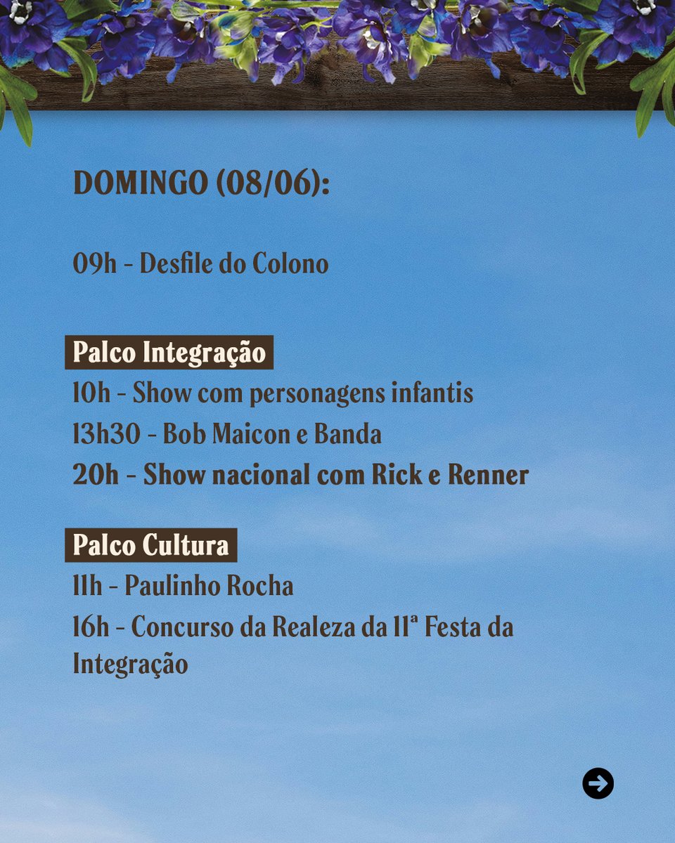 GuabiTur's tweet photo. Venha para 10ª Festa da Integração de #Guabiruba !
#Turismo #Cultura #Festa #ValeEuropeu #SantaCatarina #Tradição https://t.co/lYsl0jP9OB