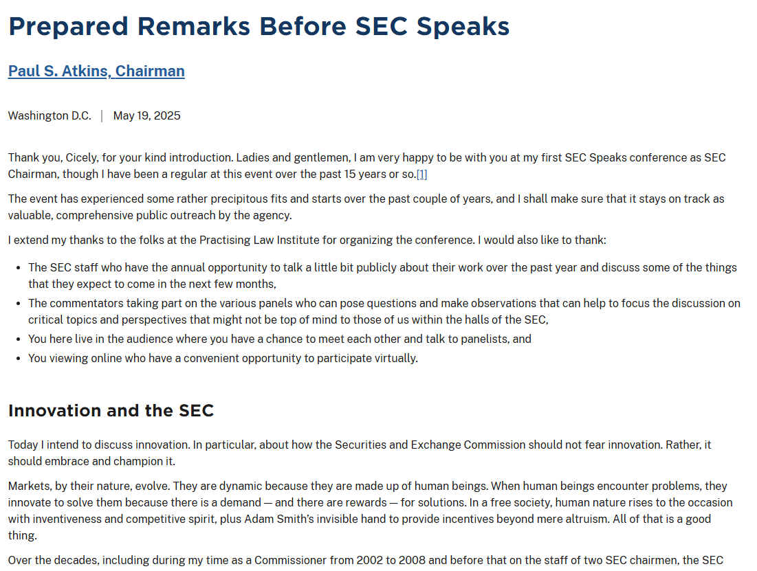 🚨 BREAKING: "SEC e Criptovalute: Un Cambio di Rotta Necessario per Costruire Fiducia"