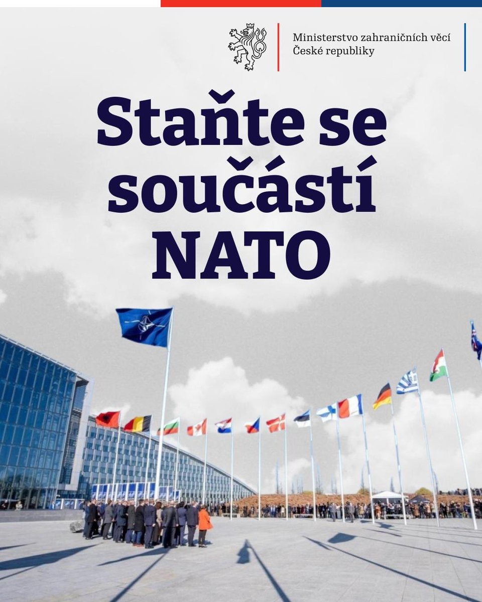 🛡️<a href="/NATO/">NATO</a> otevírá přihlášky do prestižního programu NATO Internship Programme! 

➡️ Šestiměsíční placená stáž v Bruselu je určena pro studenty a čerstvé absolventy vysokých škol členských států <a href="/NATO/">NATO</a>. 

❗️Přihlásit se můžete do 22. června 2025. Více info 👉🏻 mzv.gov.cz/jnp/cz/udalost…