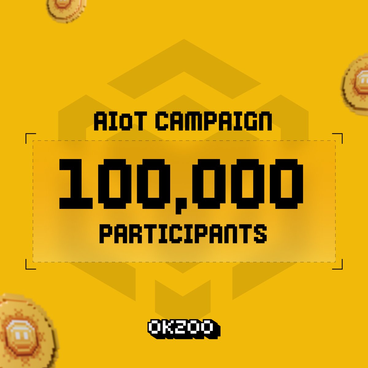 AIOT Campaign on <a href="/BNBCHAIN/">BNB Chain</a> Featured Activity Series surpasses 100,000 participants!

Don't miss the final week: dappbay.bnbchain.org/campaign/386