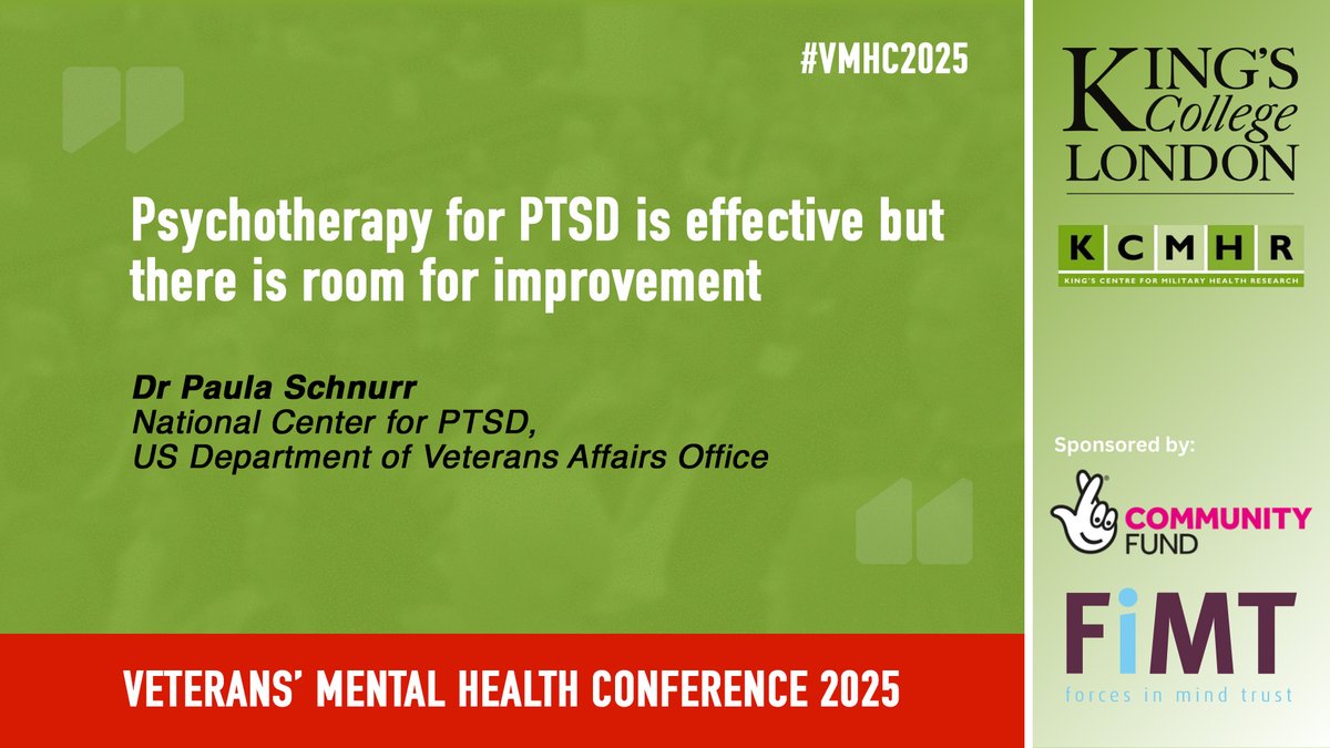King's Centre for Military Health Research tweet media