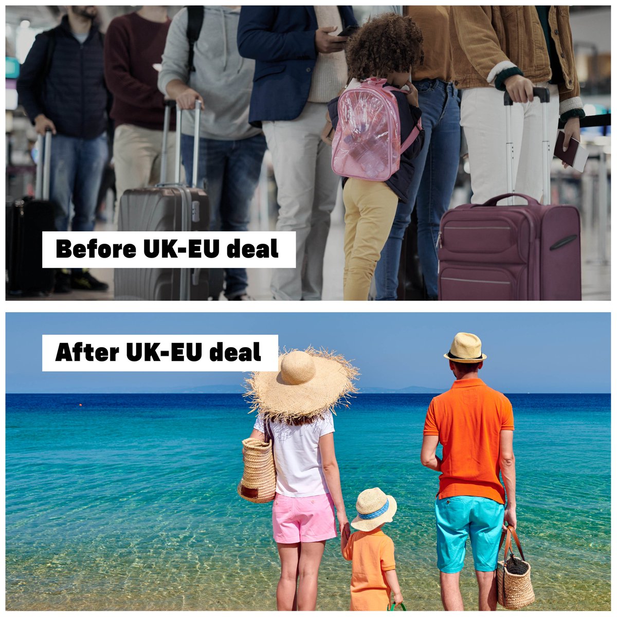 Say goodbye to the long long queues at passport control 👋🛂

Brits travelling to Europe will now be able to use e-Gates so you can start your holiday sooner 🧳🏖️