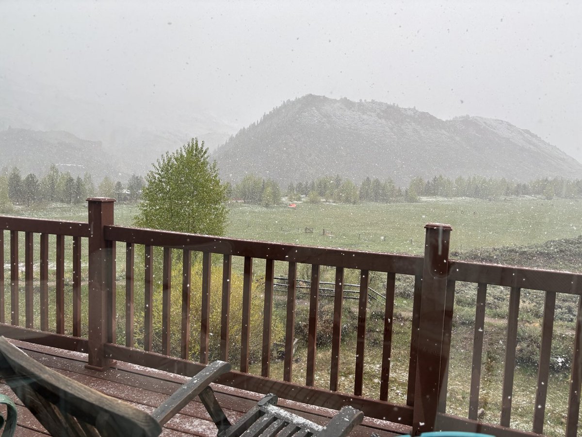 Madski99's tweet photo. And just like that, we are back to winter 😆#neversummer #aspen https://t.co/nS0nKyJdS2