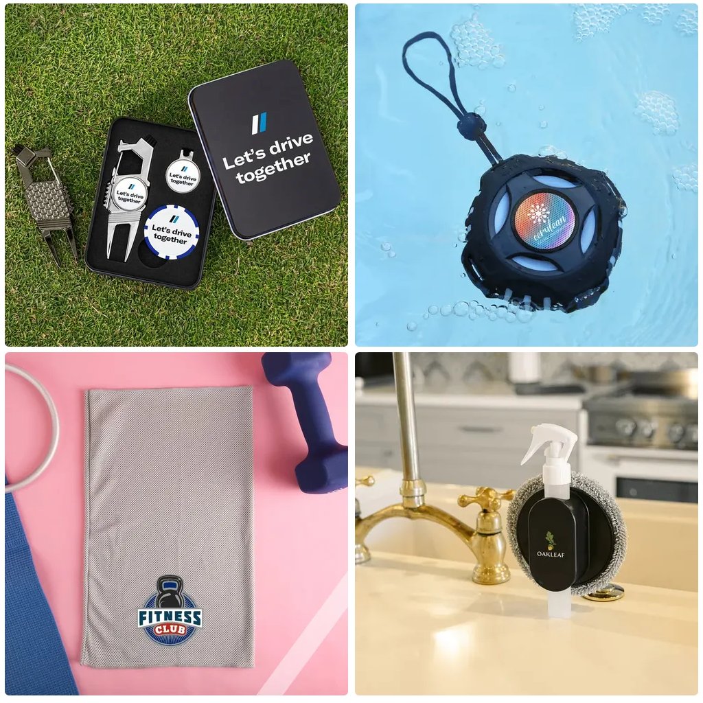 keyspec's tweet image. We believe that every impression is important and that promotional items help brands stay connected with their customers. Here are a few ideas! amp.fyi/-/nT88qJZ5 #golfsets #yourlogohere #promo