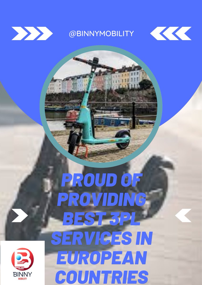 BiniMobility's tweet image. 🚚⚡ Proud to deliver top 3PL services across Europe!
At Binny Mobility, we move EVs smarter, faster, and greener. 🌍🔋
Follow us 👉 @binnymobility
#BinnyMobility #3PL #EVlogistics #Micromobility #GreenTransport