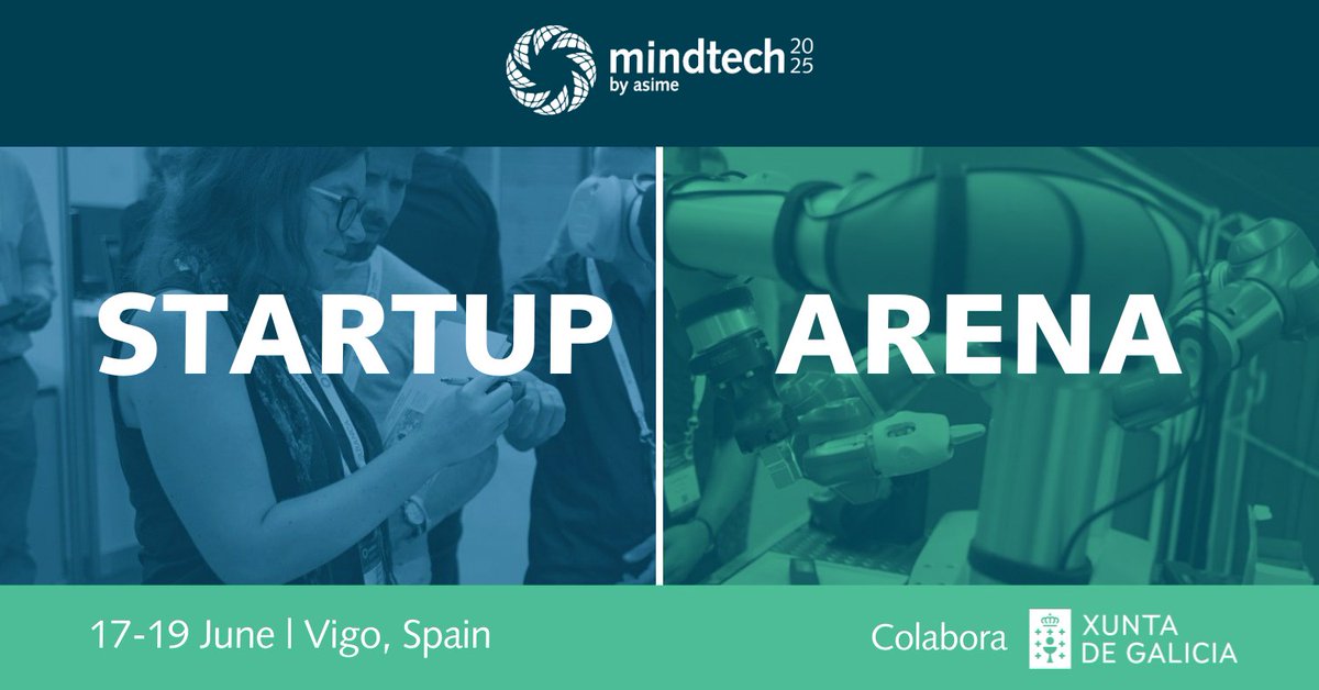 🚀 ¿Eres una startup industrial o tecnológica? ¡Esta es tu oportunidad!

Del 17 al 19 de junio, #Mindtech25 reunirá a los líderes de la industria del metal y sus tecnología asociadas en Vigo… y las startups también serán protagonistas.

Información aquí mindtechvigo.com/expositores/