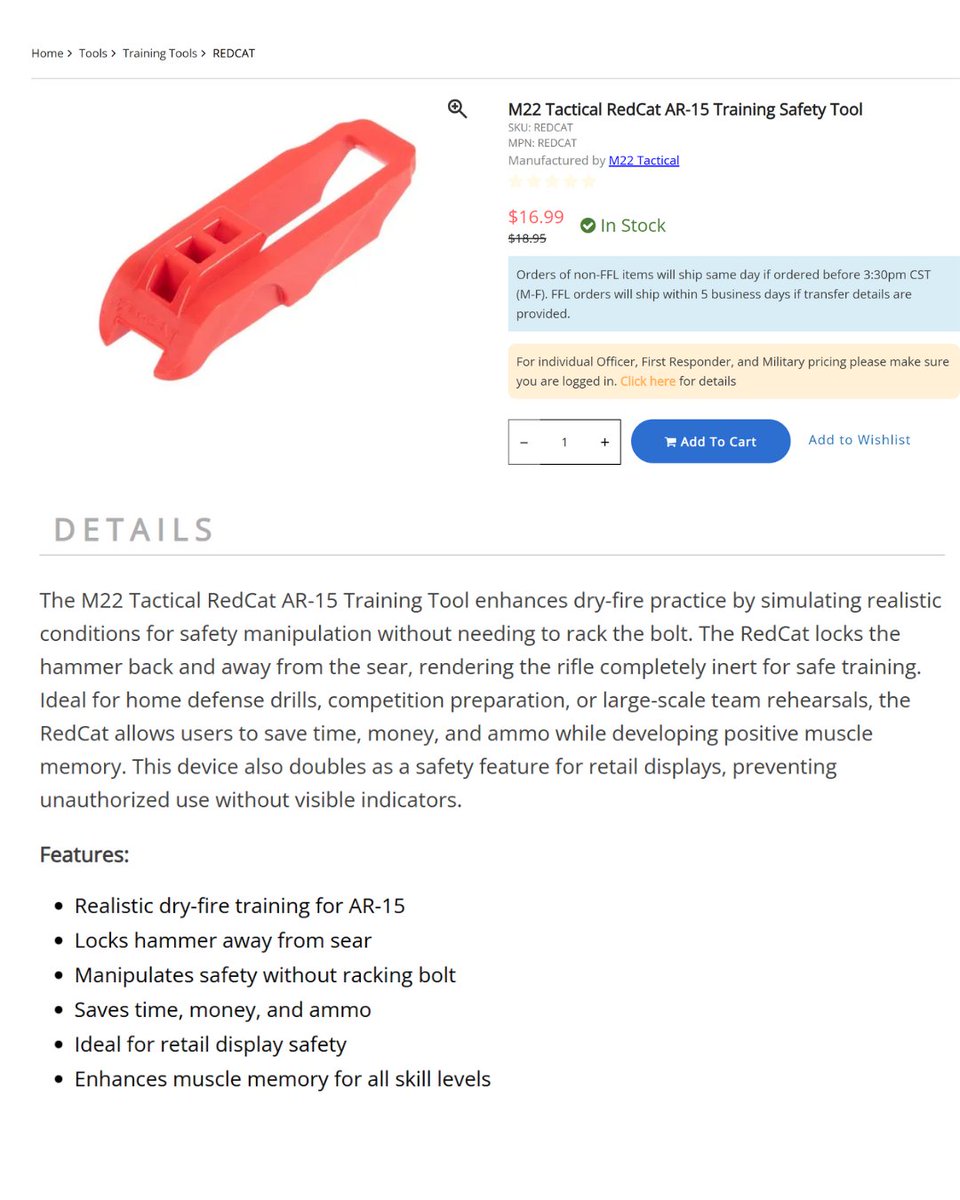 M22Tactical's tweet photo. 🚨 Shoutout to @PrimaryArms for featuring the RedCat in their latest email!

We appreciate the partnership and the support of our veteran-owned businesses.

👉 https://t.co/7MB7xRZmbk
💬 Already using it? Drop a review!
#TrainHardStaySafe #RedCatDryFireTraining #PrimaryArms #2A https://t.co/zmpy2EM5le