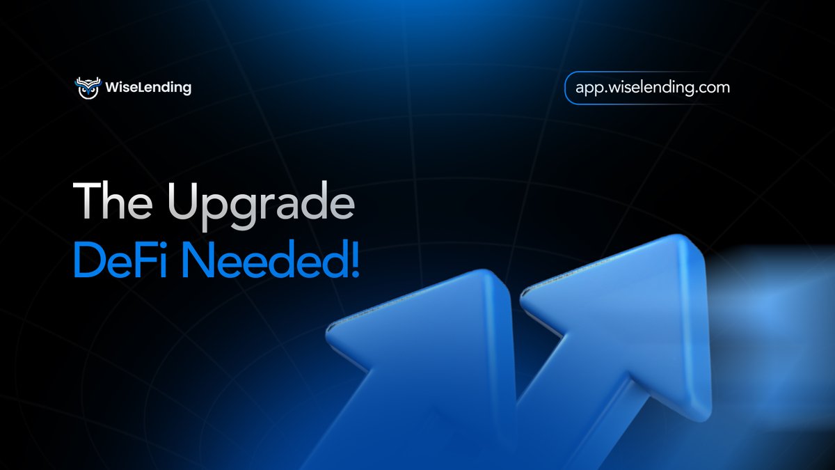 TVL, APY, hype — we’ve seen it all.

Now we’re building what lasts:
1. Real-world yield
2. Fixed returns
3. Total control over your assets

Deposit into the World Mobile RWA Vaults today now at: app.wiselending.com/RWAvaults
