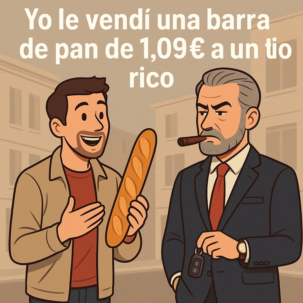 ¿Crees que no se puede vender algo que nadie necesita?

Yo le vendí una barra de pan de 1,09€ a un tío rico que acababa de salir reventado de comer en un restaurante de 100€ el cubierto.

Ni tenía hambre.
Ni le hacía falta.
Ni le apetecía.

Y aún así me compró.

Te explico cómo