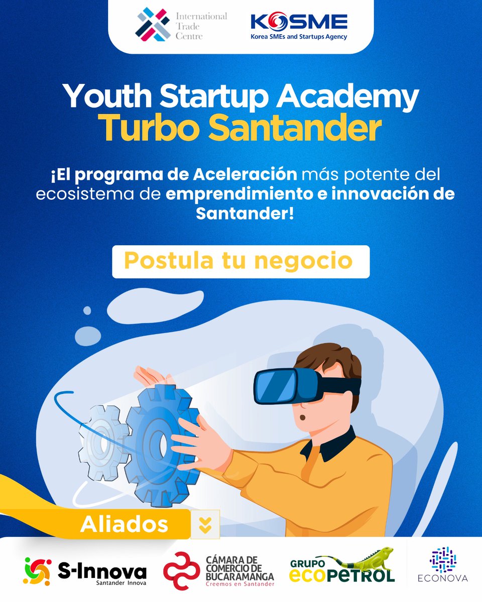🚀 ¿Listo para escalar tu emprendimiento?

Postúlate al programa Turbo Santander y accede a cofinanciación, mentoría y un plan de crecimiento personalizado. ¡Totalmente gratuito!

🗓 Fechas: 16-28 mayo 2025
📲 Inscríbete aquí:  es.surveymonkey.com/r/5XLVBKC
